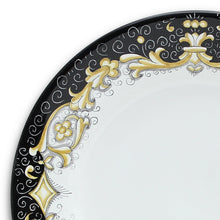 Load image into Gallery viewer, DERUTA COLORI: Dinner Plate - BLACK/GOLD - Artistica.com
