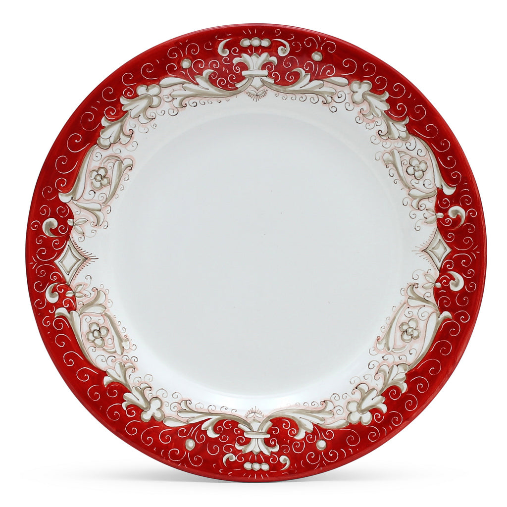 DERUTA COLORI: Dinner Plate - RED - Artistica.com