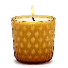 Load image into Gallery viewer, CRYSTAL CANDLES: Net Glass Design Candle ~ AMBER (10 Oz) - Artistica.com
