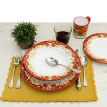 Load image into Gallery viewer, DERUTA COLORI: Pasta/Soup Rim Plate - CORAL RED - Artistica.com
